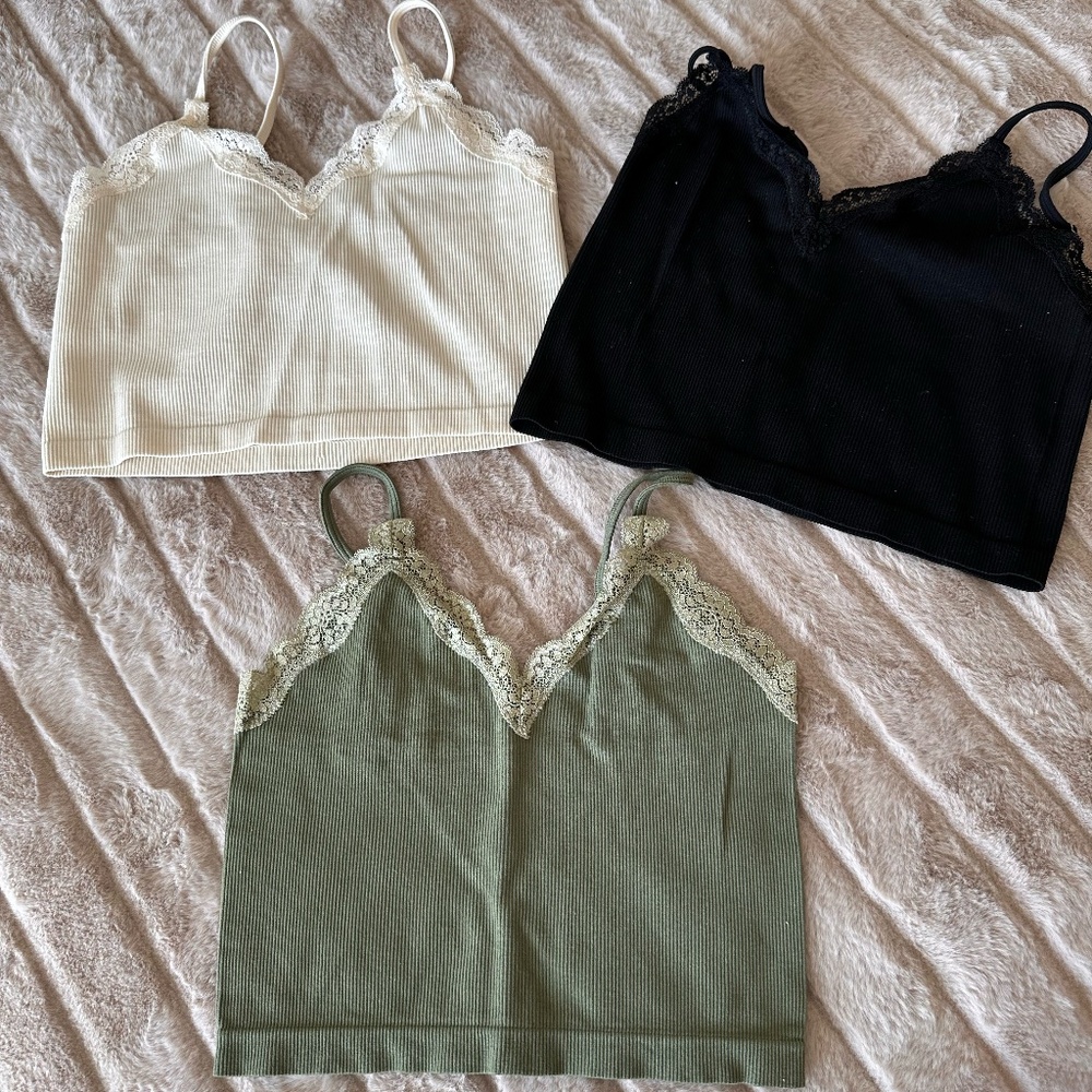 Wild Fable Cotton Camisoles - Set of 3
